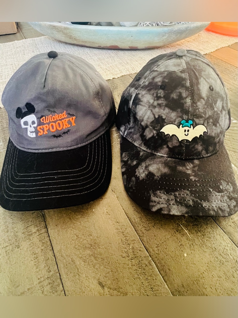 Two Disney Halloween Hats